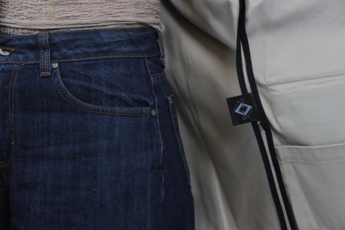 Green Kimono with Cargo Pockets