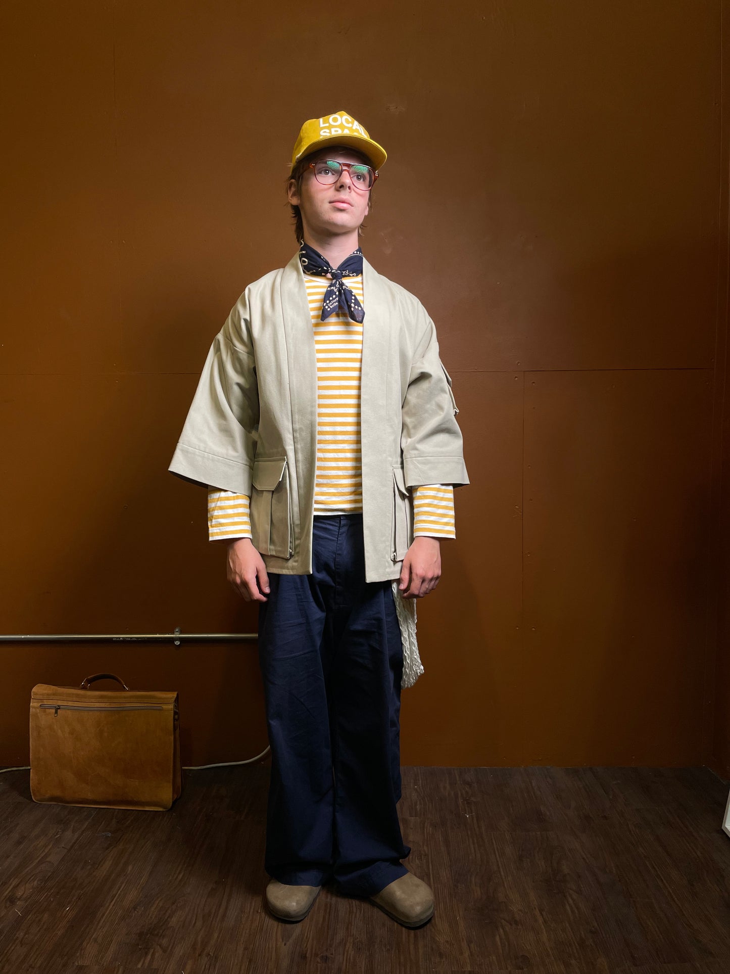Stone Kimono with Cargo Pockets